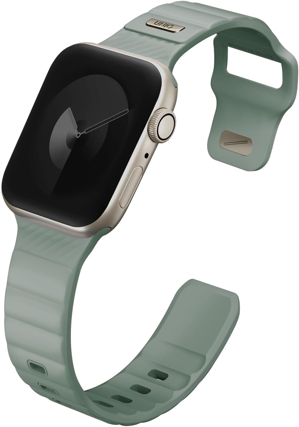 Uniq Stride Fkm Rubber Apple Watch Strap 41/40/38mm | Iceplant Green Uniq Stride Fkm Rubber Apple Watch Strap 41/40/38mm | Iceplant Green